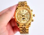 ROLEX Datejust 9100 Complication Movement Gold Watch 41MM 